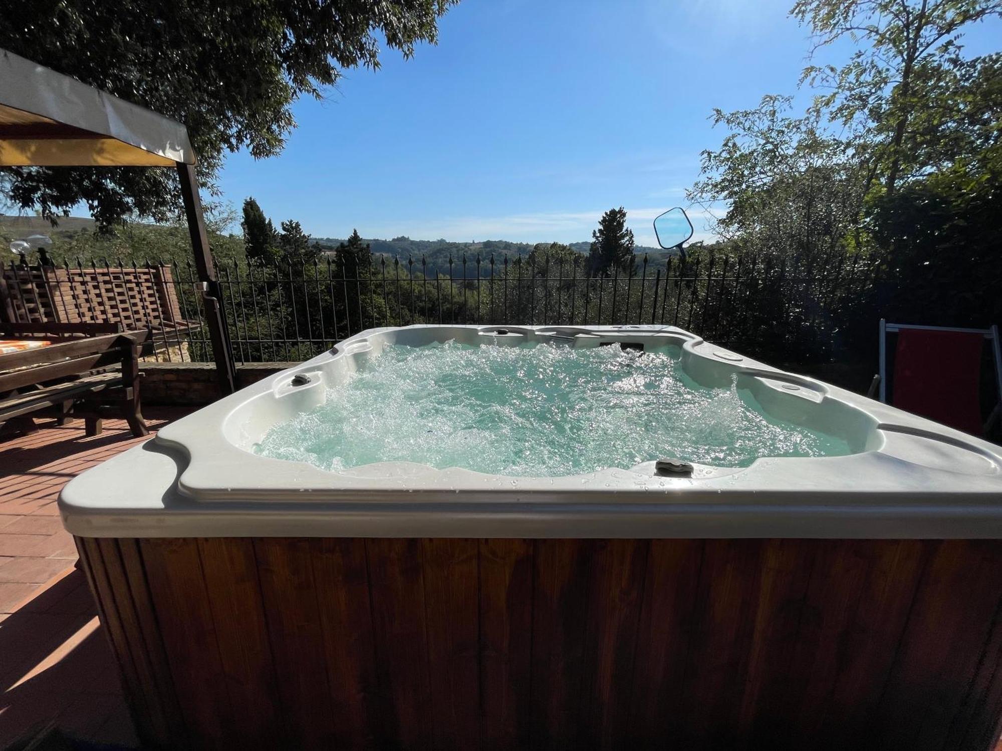 Intero Appartamento Con Private Pool E Jacuzzi Podere Settefrati Montaione Exterior foto